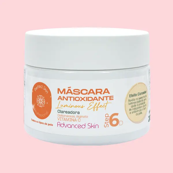 Máscara Alginatos Antioxidante Luminous Effect 200g Perfect Skin