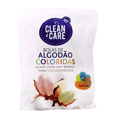 Algodão em Bola Coloridas 100 Bolas