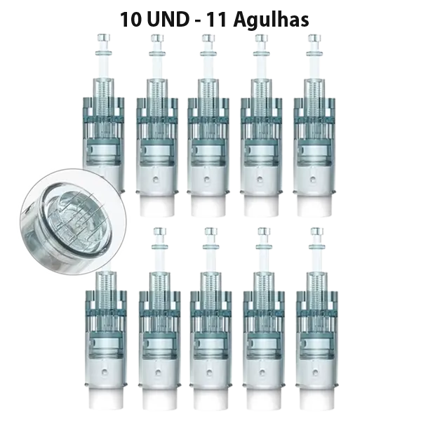 Pack 10 Ponteiras 11 Agulhas Dermapen M7S