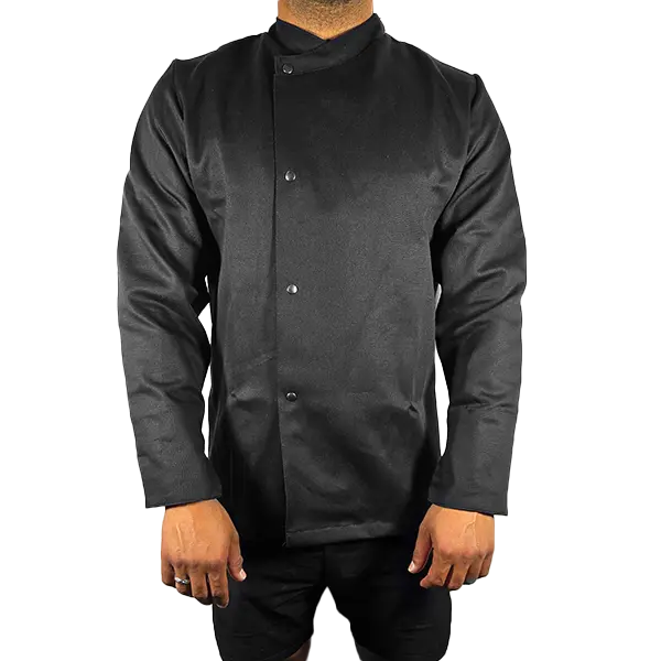Jaleco Masculino de Sarja Preto S