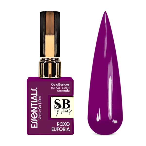 Verniz Gel Essentials Roxo Euforia 10ml