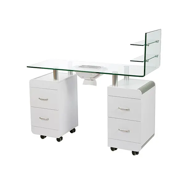 Mesa com Aspiração com Tampo em Vidro