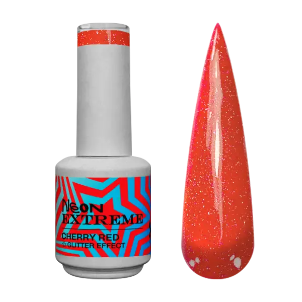 Verniz Gel Neon Extreme Cherry Red 10ml