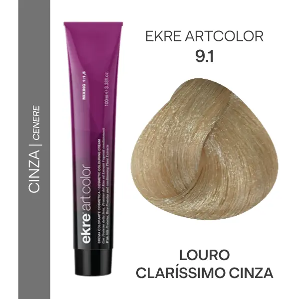 Tinta Artcolor 9.1 Cinzas EKRE