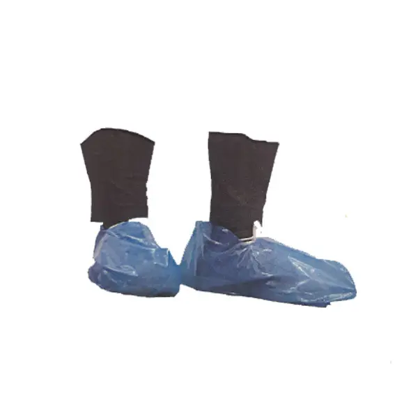 Cobre Sapatos Polietileno Azul 100und