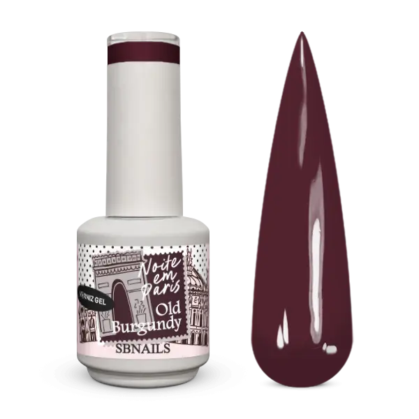 Verniz de Gel Noite em Paris Old Burgundy 10ml