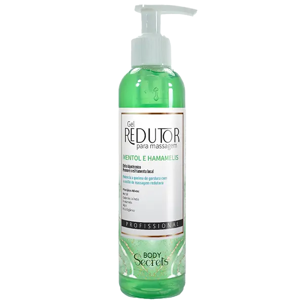 Gel Redutor Mentol & Hamamelis 200ml