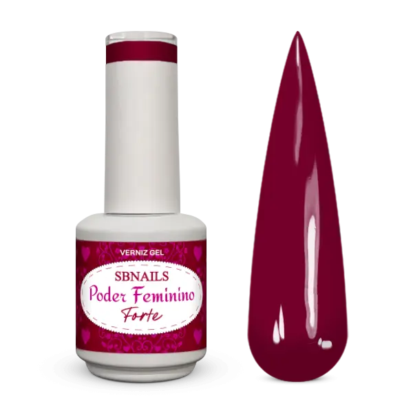 Verniz de Gel Poder Feminino Forte 10ml