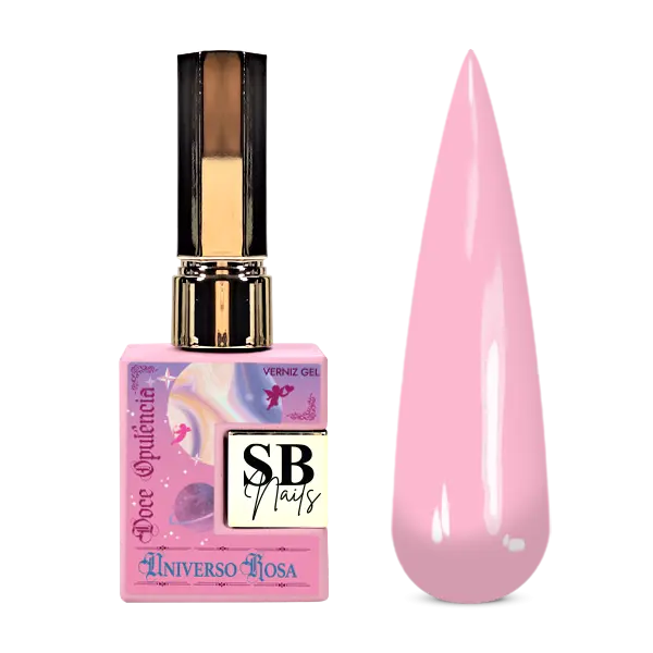 Verniz Gel Doce Opulência Universo Rosa 10ml