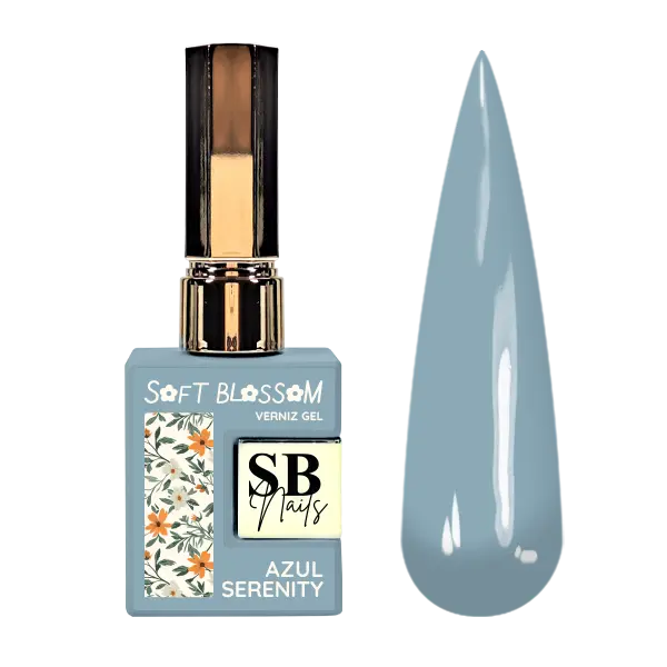 Verniz Gel Soft Blossom Azul Serenity 10ml