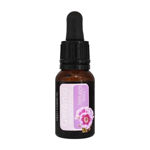 Óleo Essencial 100% Puro Gerânio 12ml
