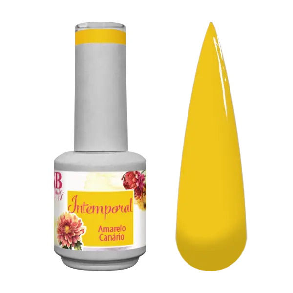 Verniz Gel Intemporal Amarelo Canário 10ml