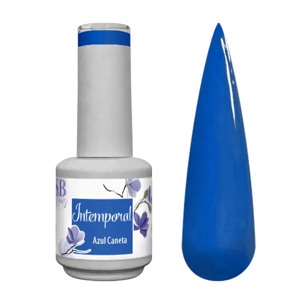 Verniz de Gel Intemporal Azul Caneta 10ml