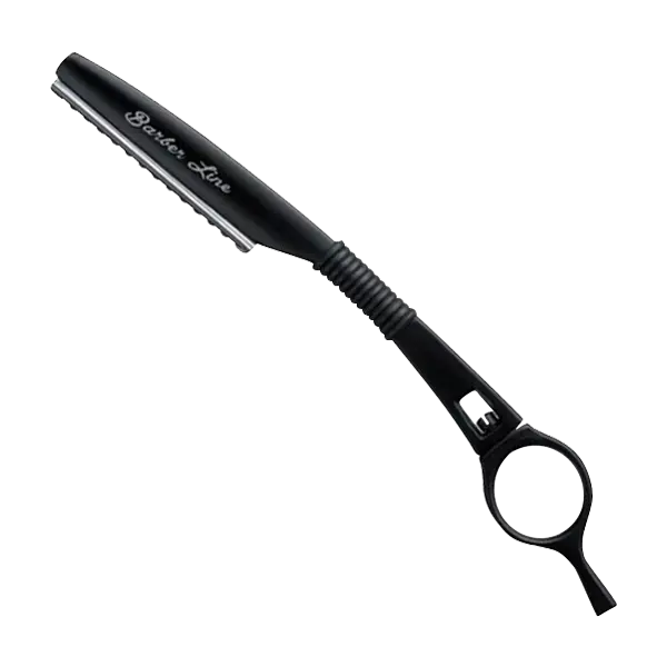 Navalha Preta com Protetor Barber Line