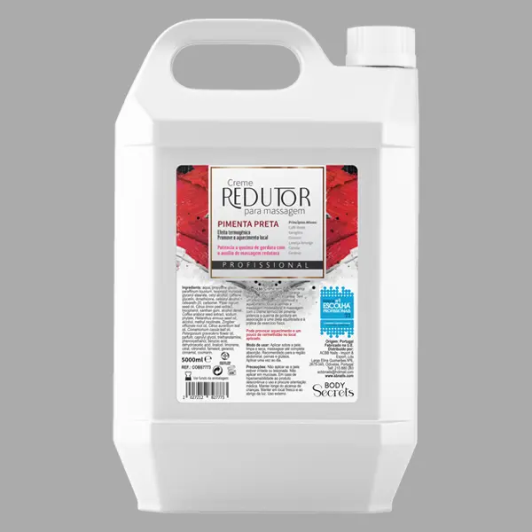 Creme Redutor de Pimenta Termogénico 5000ml