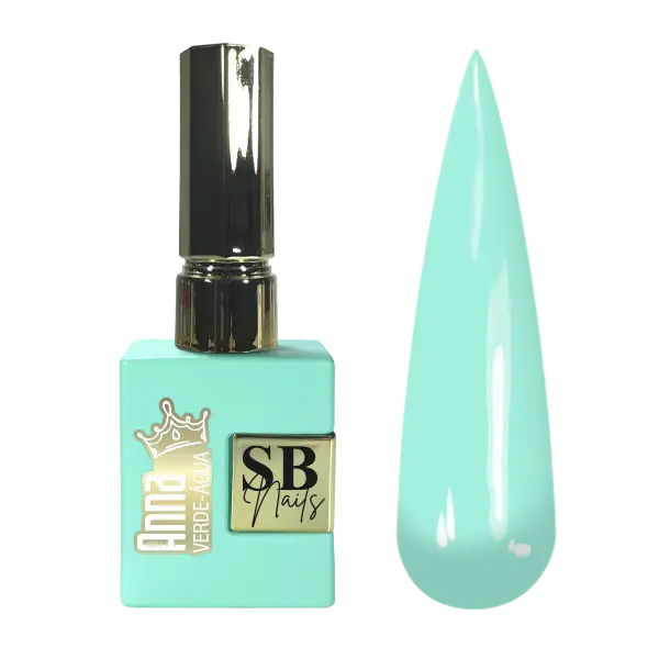 Verniz Gel Anna Verde-Água 10ml