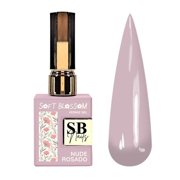 Verniz Gel Soft Blossom Nude Rosado 10ml