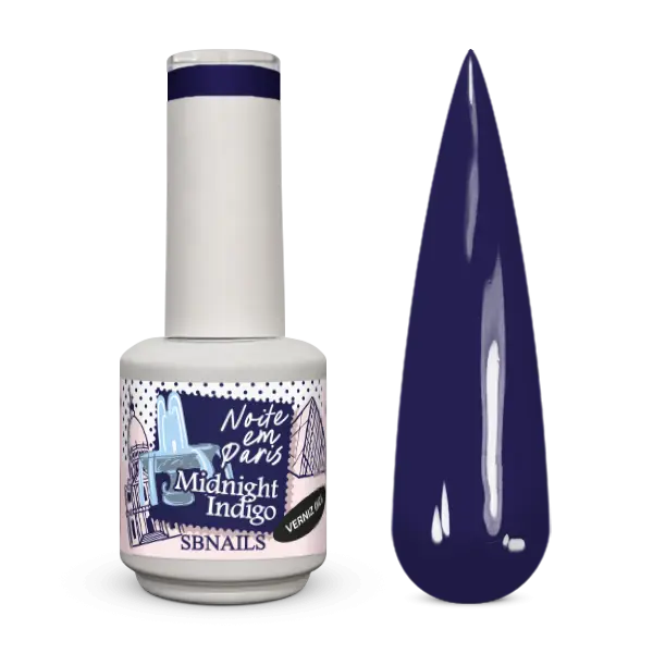 Verniz Gel Noite em Paris Midnight Indigo 10ml