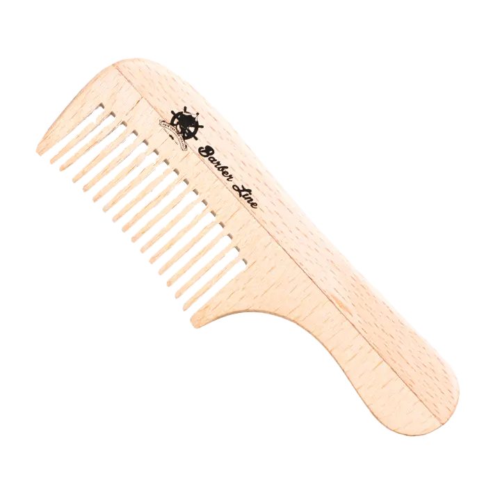 Pente Madeira 10cm para Barba
