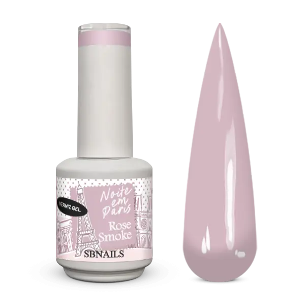 Verniz de Gel Noite em Paris Rose Smoke 10ml