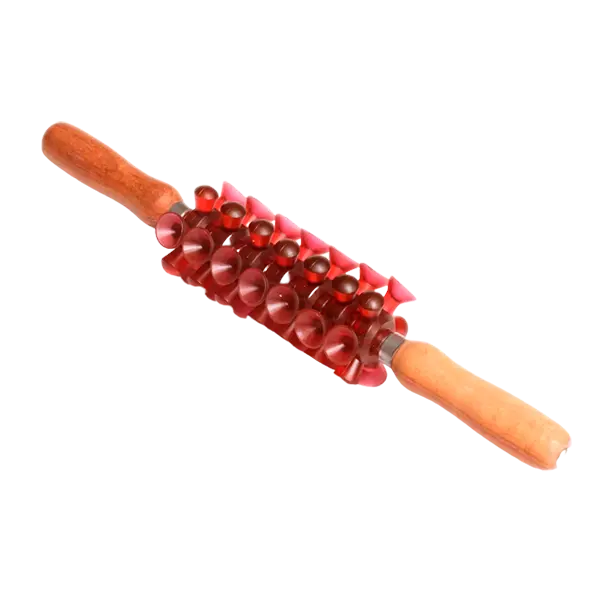 Rolo de Massagem Turbinada Vermelho