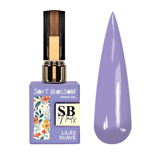 Verniz Gel Soft Blossom Lilás Suave 10ml