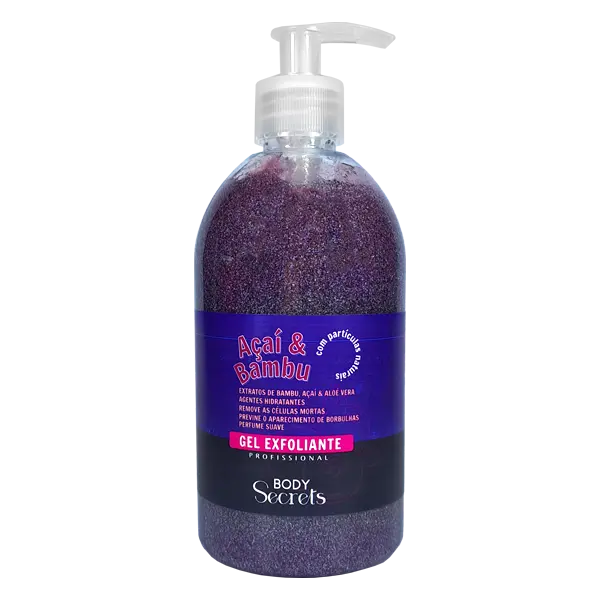 Gel Exfoliante Bambu, Açai e Grainha de Uva 500ml