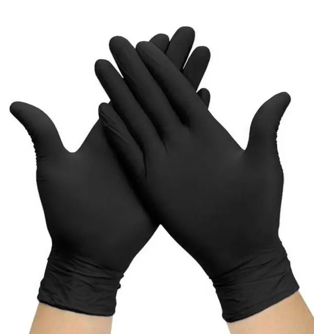 Luva Nitrilo Preto Sem Talco L