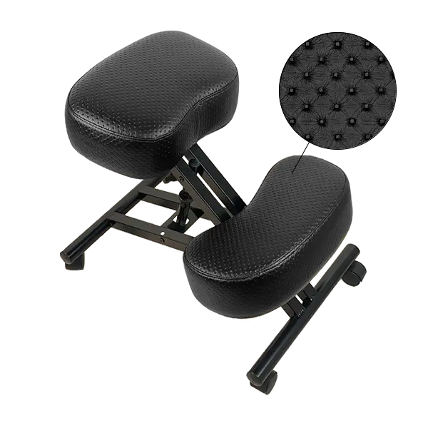 Banco Ergonómico Micro Capitone Preto
