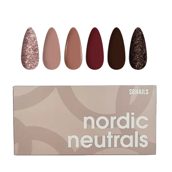 Coleção Nordic Neutrals Box 6 und SB Nails