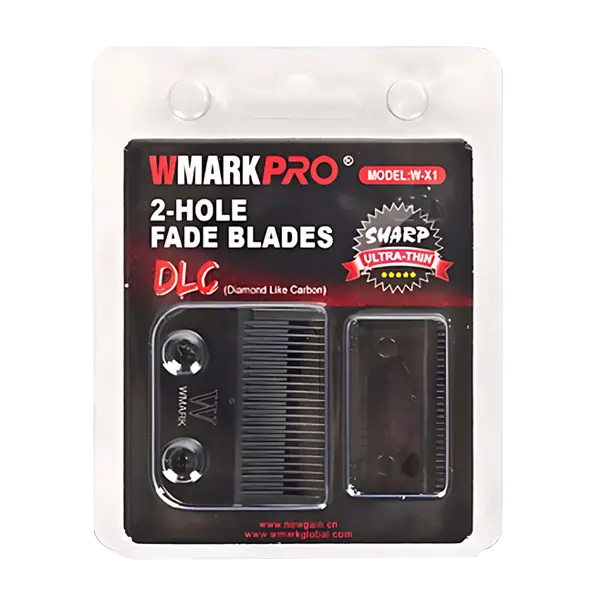 Conjunto de Lâminas 2 Hole Fade Blade DLC para Máquinas de Corte WMARK