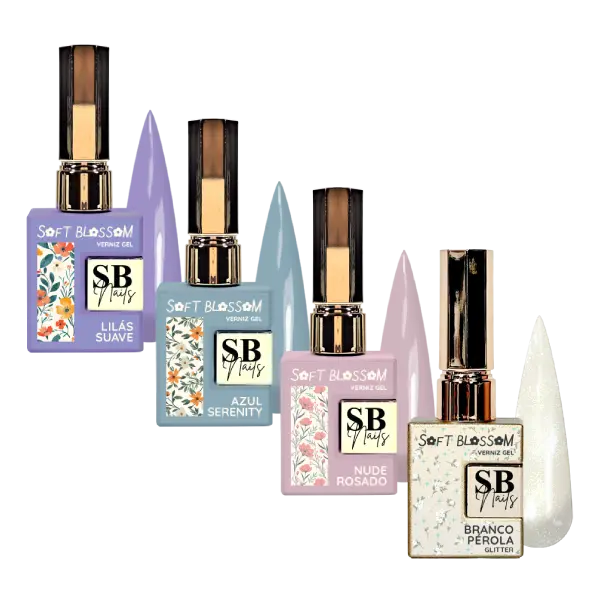 Pack Verniz Gel Soft Blossom 10ml