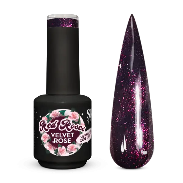 Verniz Gel Red Roses Velvet Rose 10ml