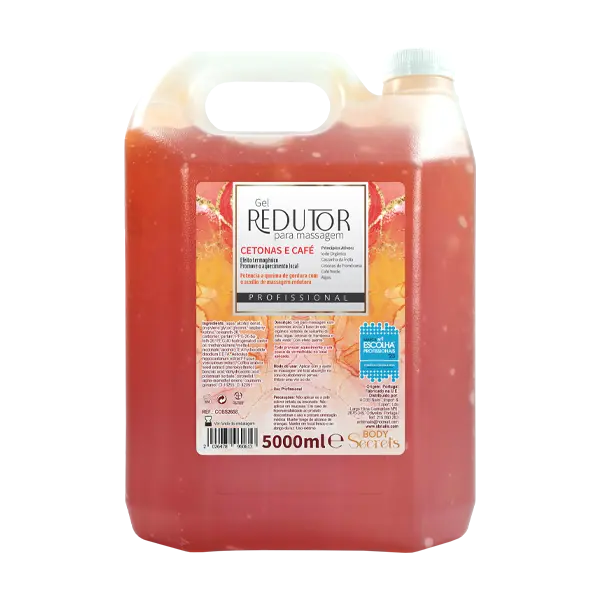 Gel Redutor Cetona e Café Efeito Quente 5000ml