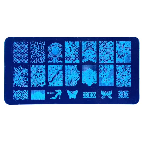 Placa Carimbo Lace Symbol