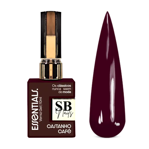 Verniz Gel Essentials Castanho Café 10ml