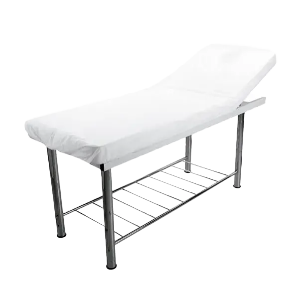 Lençol Descartável c/ Elástico Branco Pollié 10und