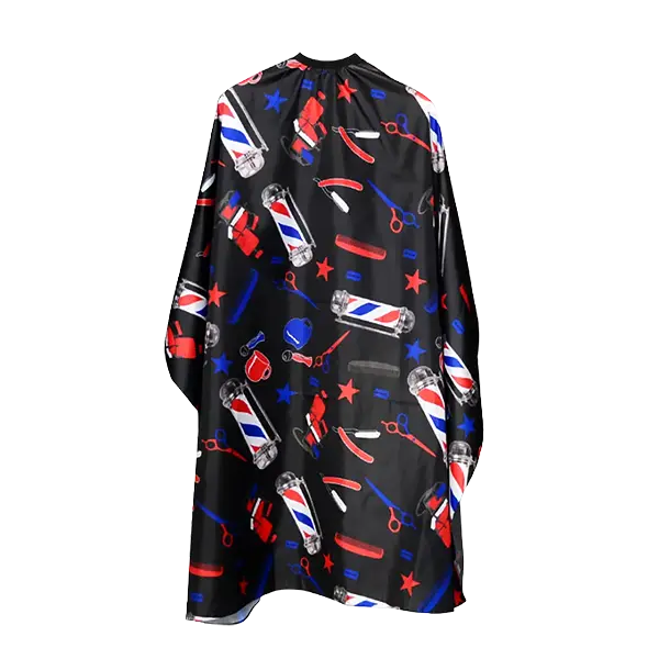 Capa Corte Barbeiro BarberShop Preto