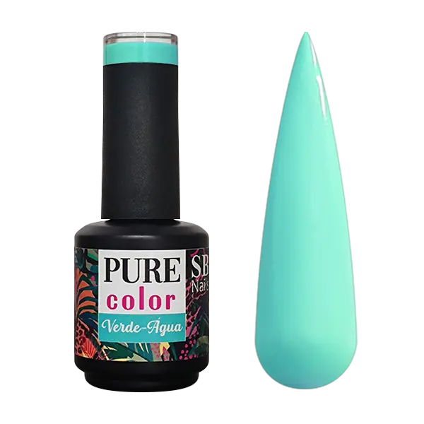 Verniz Gel Pure Color Verde-Água 10ml