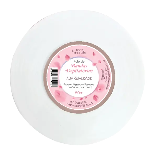 Rolo de Bandas Depilatórias Body Secrets 80m