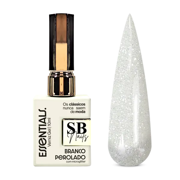 Verniz Gel Essentials Branco Pérolado 10ml