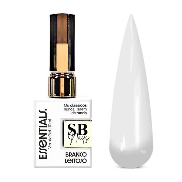 Verniz Gel Essentials Branco Leitoso 10ml