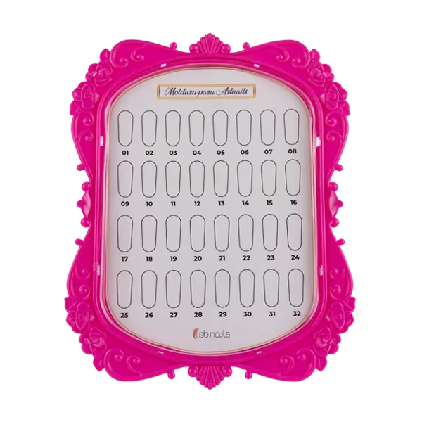 Expositor Moldura Rosa