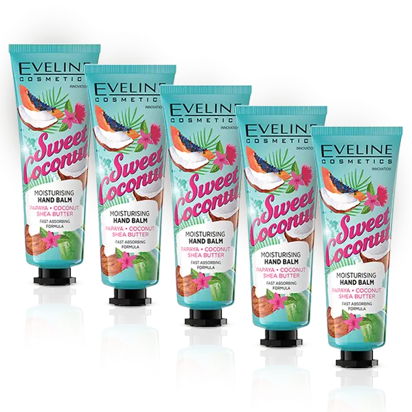Pack 5 Unidades Creme de Mão Coco 50ml