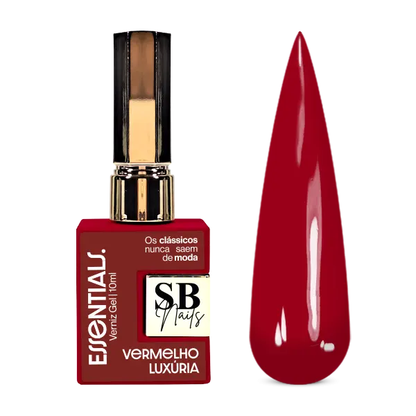 Verniz Gel Essentials Vermelho Luxúria 10ml