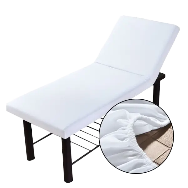 Lençol Descartável com Elástico Branco 10und