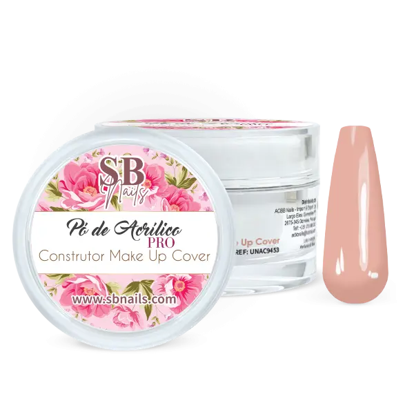 Pó Acrílico Construtor Make Up Cover 30g