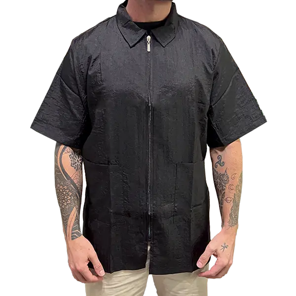 Jaleco Barber Microfibra com Zipper L