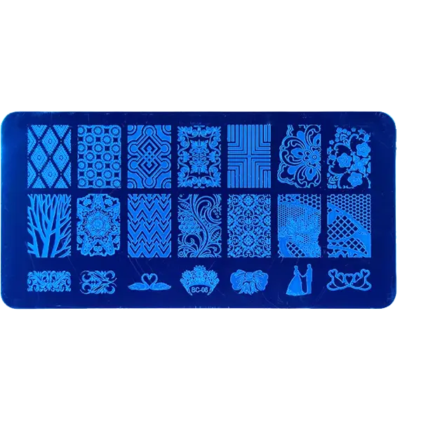 Placa Carimbo Lace Romantic