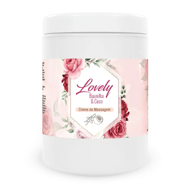 Creme Massagem Baunilha e Coco 1000ml